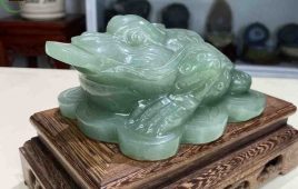 Tượng Cóc Thiềm Thừ đá trắng Yên Bái đẹp đa dạng kích thước