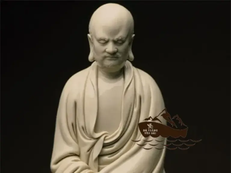 Mẫu Tượng Tổ Bồ Đề Đạt Ma đá trắng