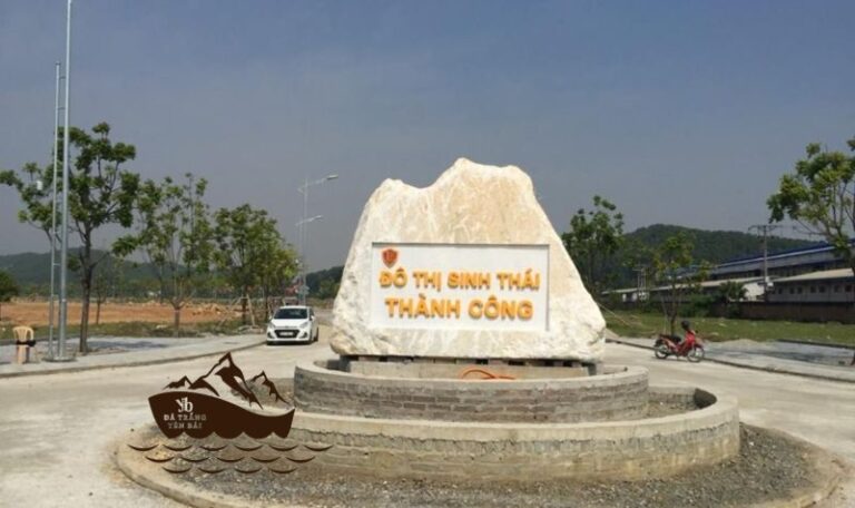 Biển tên đá trắng tại Hải Phòng