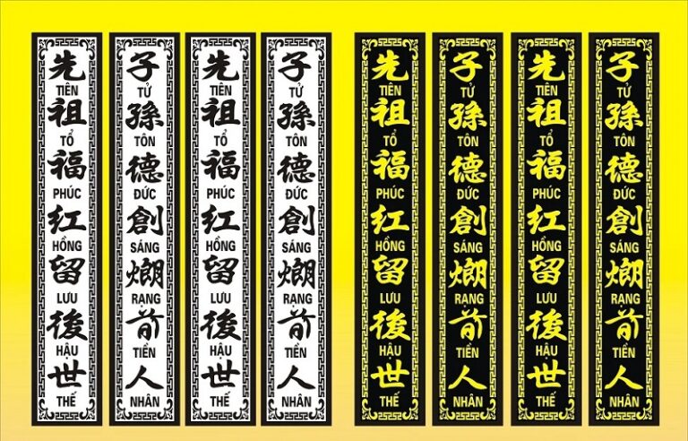 Những câu đối lăng mộ đang được sử dụng nhiều nhất hiện nay