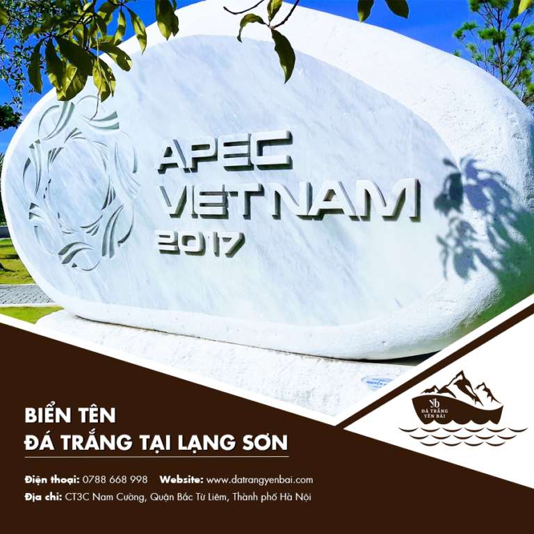Chia sẻ kinh nghiệm làm biển tên bằng đá trắng tại Lạng Sơn