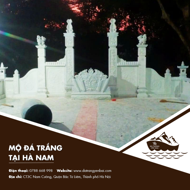 mộ đá trắng tại Hà Nam