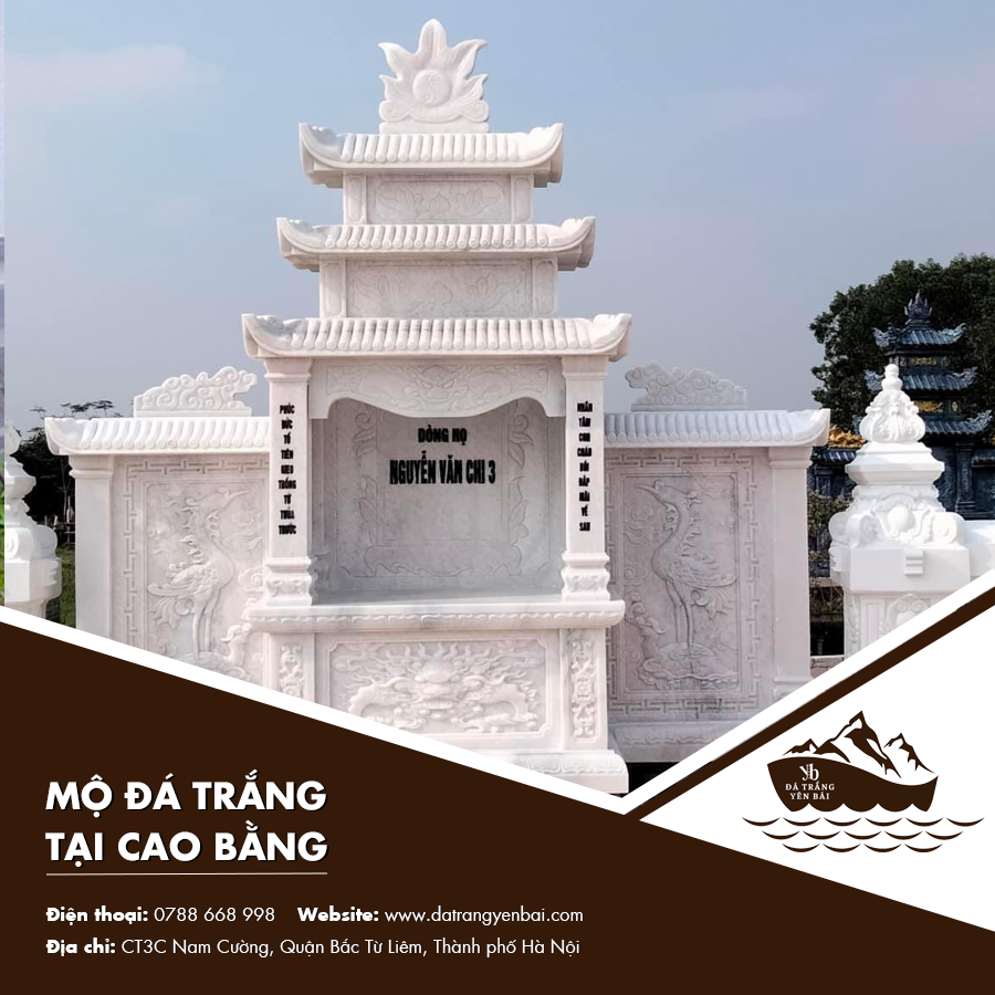 mộ đá trắng tại Cao Bằng