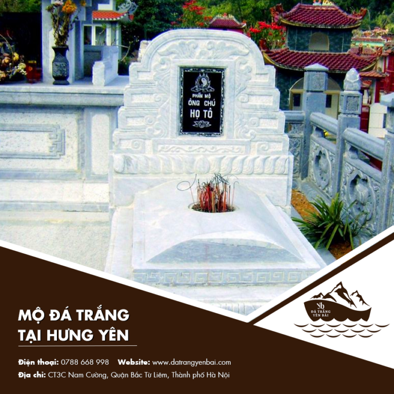 mộ đá trắng tại Hưng Yên