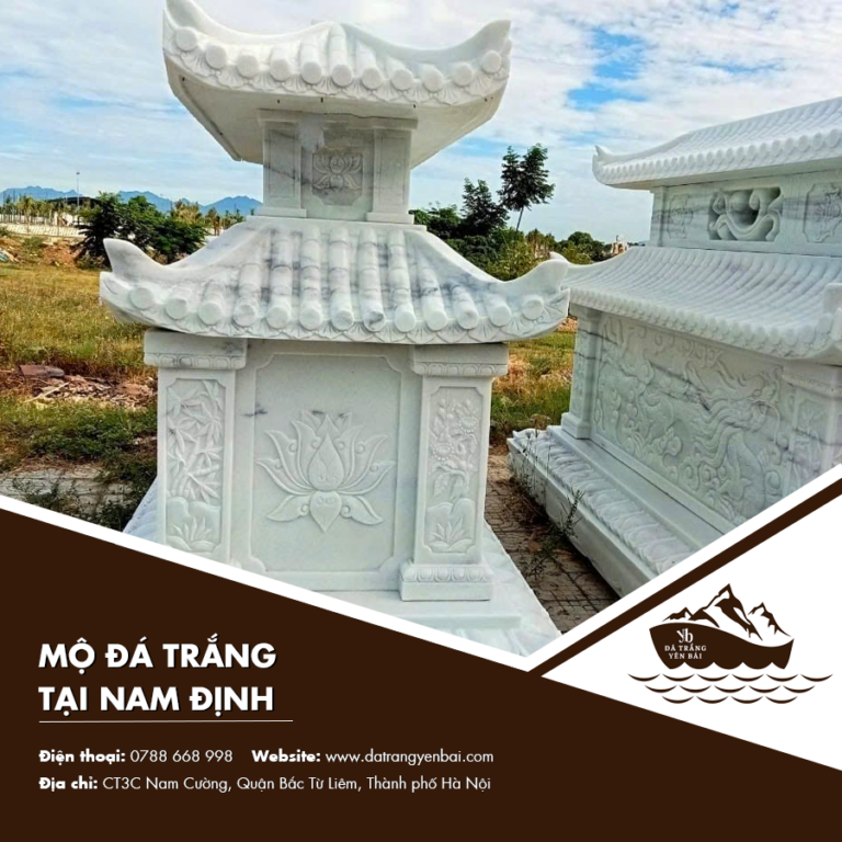 mộ đá trắng tại Nam Định