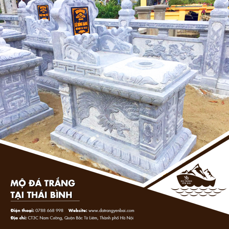 mộ đá trắng tại Thái Bình