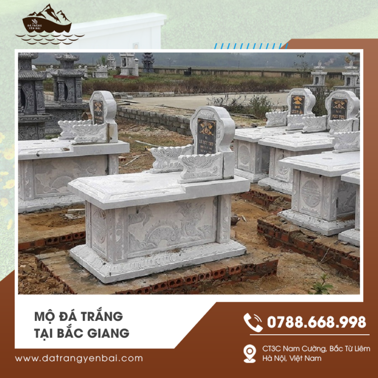 Mộ đá trắng tại Bắc Giang