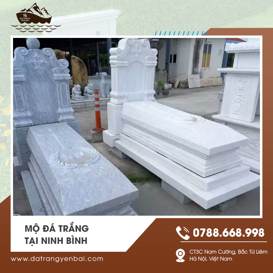 mộ đá trắng tại Ninh Binh giá tốt nhất