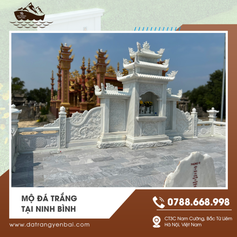mộ đá trắng tại Ninh Binh