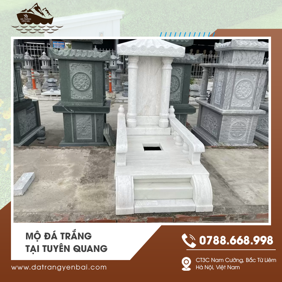 Mộ đá trắng tại Tuyên Quang nguyên khối