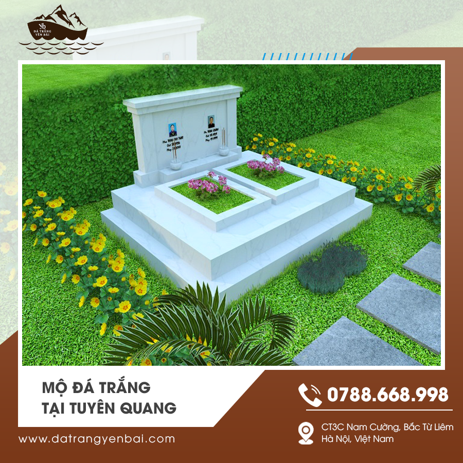 Mộ đá trắng tại Tuyên Quang