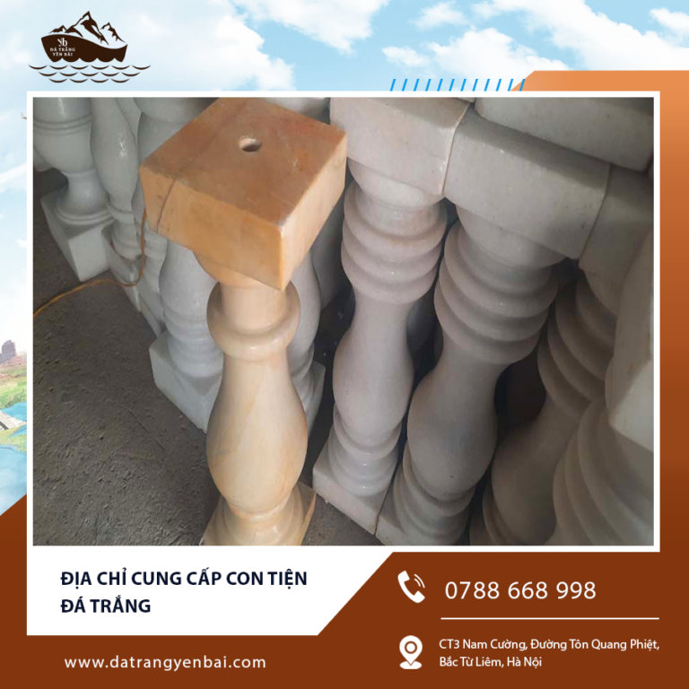 Địa chỉ cung cấp con tiện đá trắng - Uy tín, chất lượng