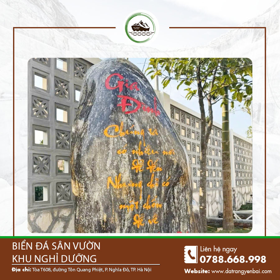 Biển đá sân vườn khu nghỉ dưỡng đá tự nhiên