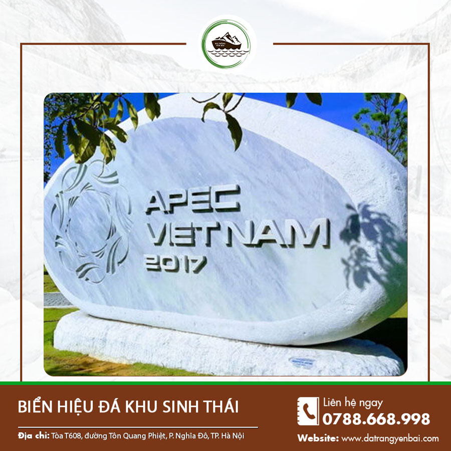 Biển hiệu đá khu sinh thái tinh tế và cao cấp Biển hiệu đá khu sinh thái tinh tế và cao cấp