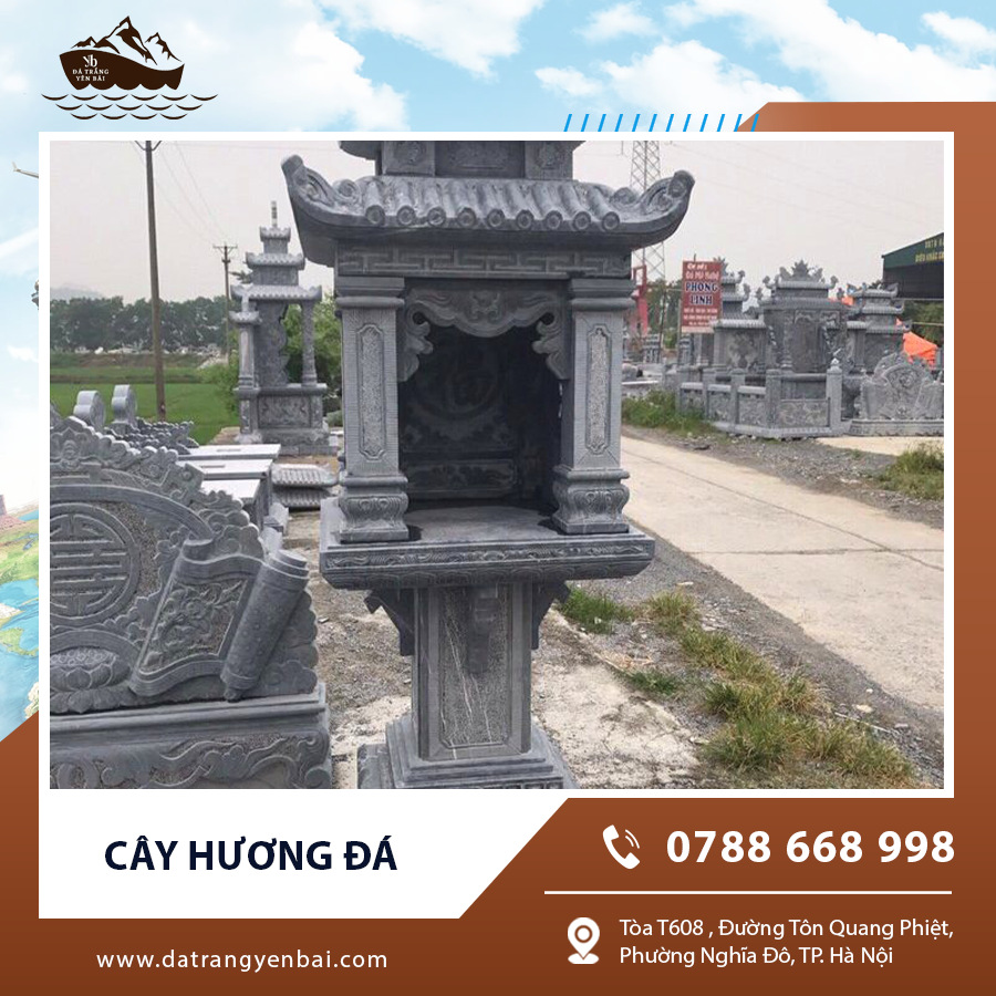 Cận cảnh cây hương đá với từng chi tiết hoa văn sắc nét