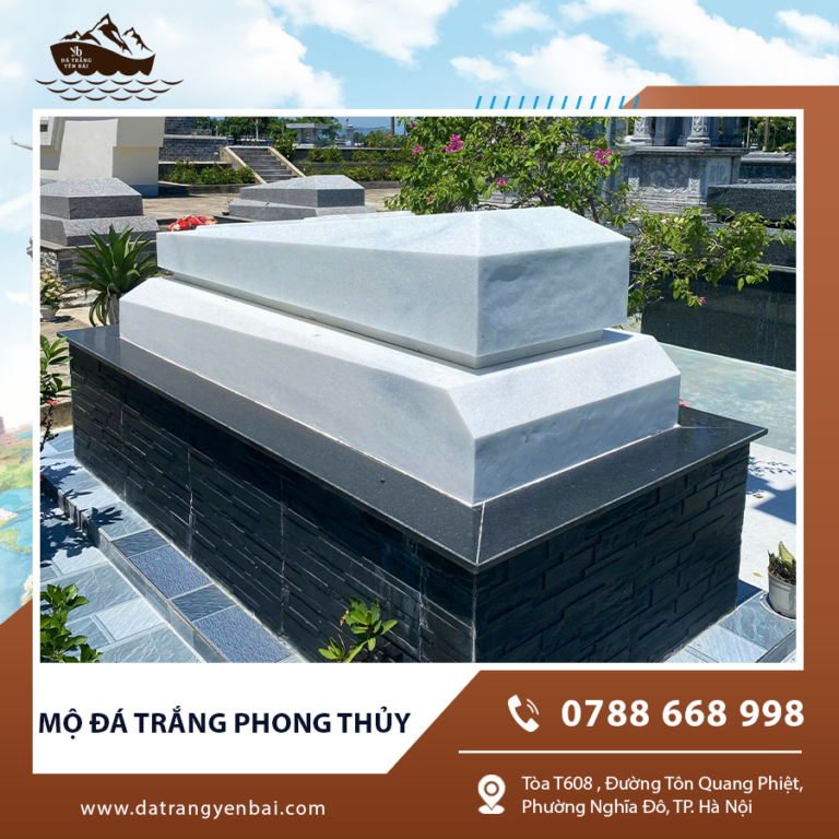 Mộ đá trắng phong thủy – Sự kết hợp giữa bền vững và tâm linh
