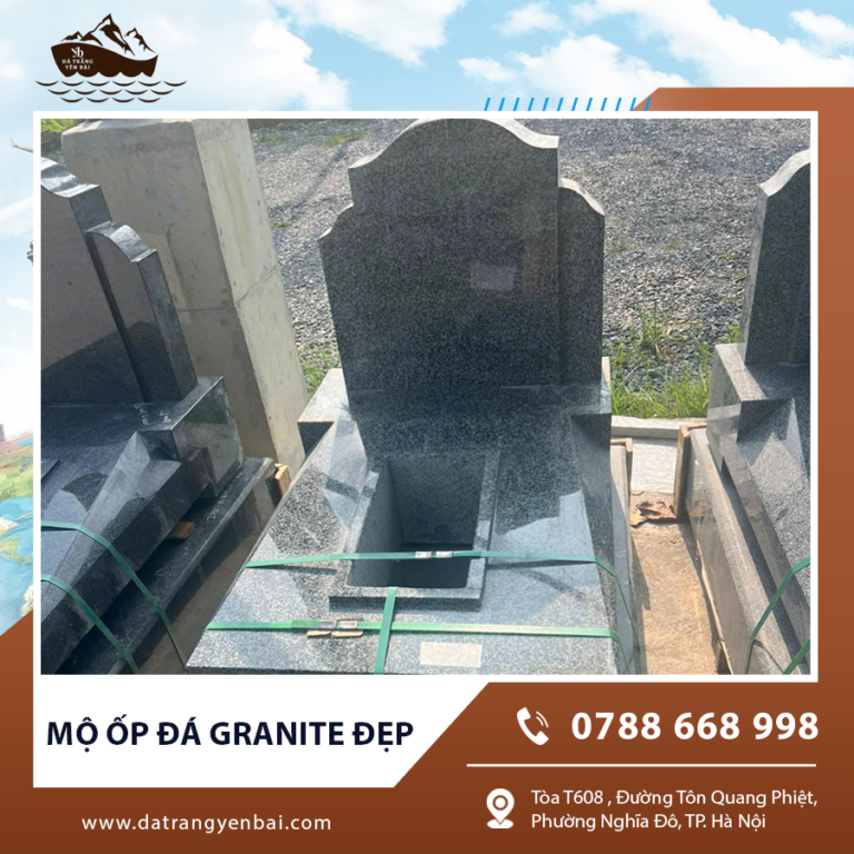 Mộ ốp đá granite đẹp – Sự kết hợp giữa bền vững và thẩm mỹ
