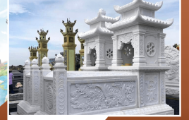 Mộ đá trắng theo thiết kế – Giải pháp lưu giữ giá trị tâm linh bền vững cùng thời gian