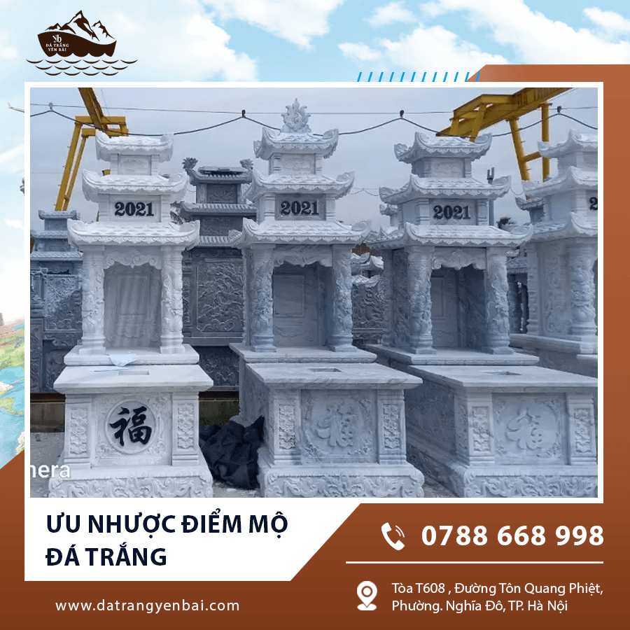 Phân tích ưu nhược điểm mộ đá trắng chi tiết