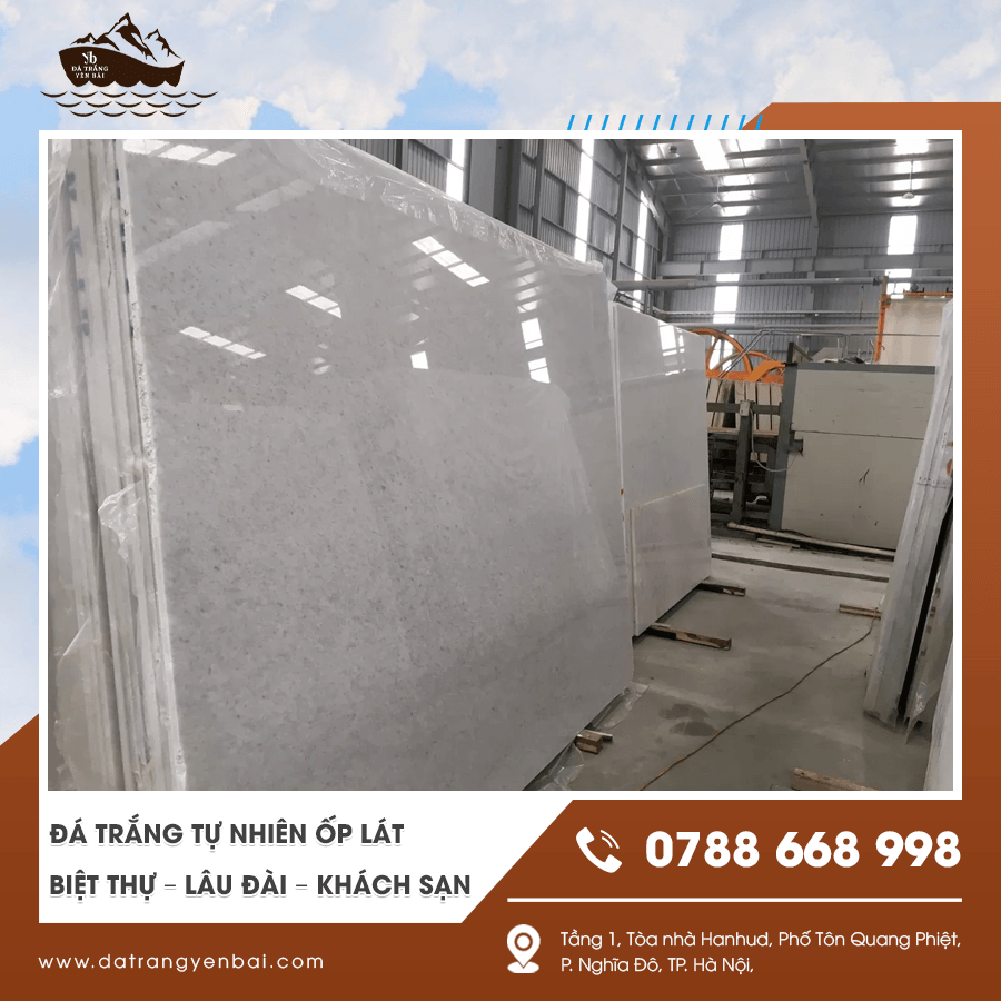Đá trắng tự nhiên ốp lát Biệt thự - Lâu đài
