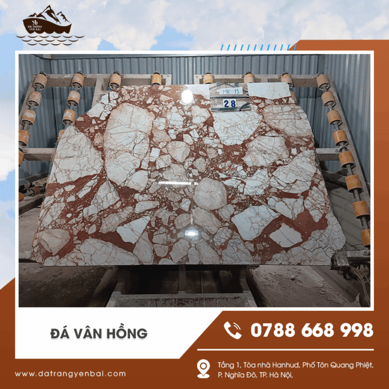Đá vân hồng – Vẻ đẹp tinh tế và sang trọng cho mọi không gian