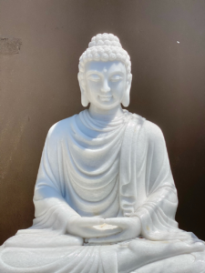 Tượng phật đá trắng