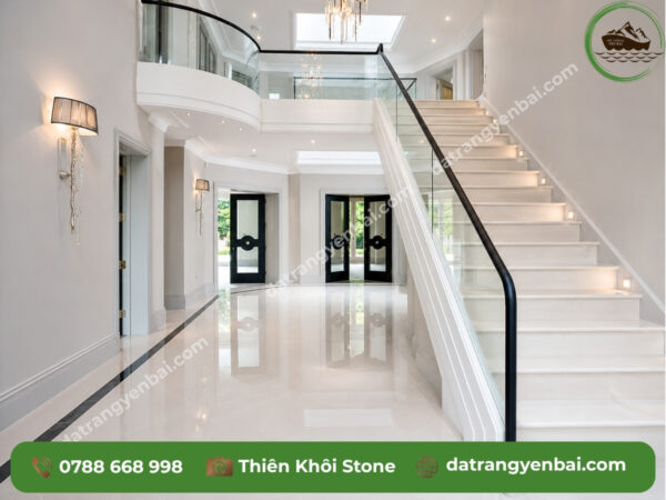 Ốp sảnh đá trắng yên bái
