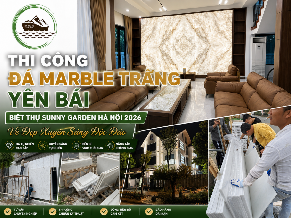 đá trắng tự nhiên ốp lát