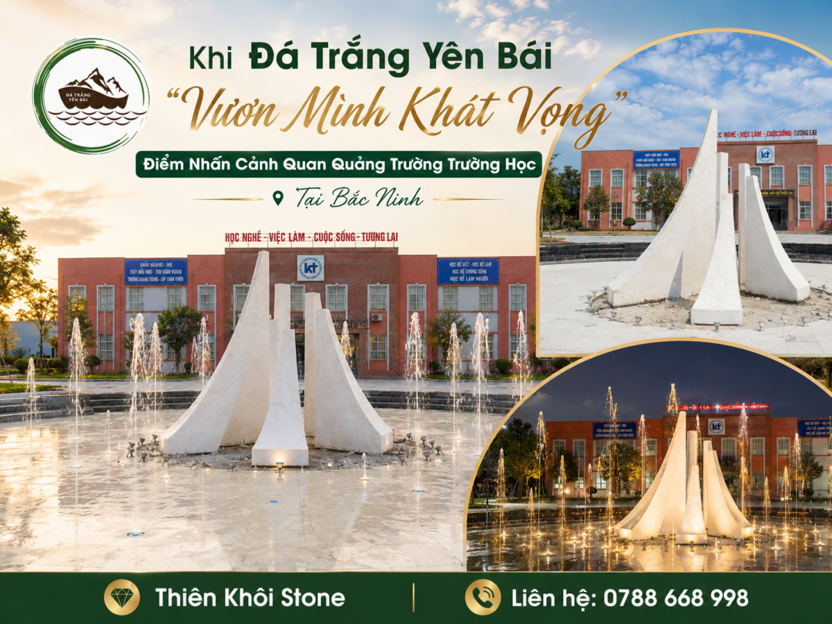Đài nước đá tự nhiên nguyên khôi