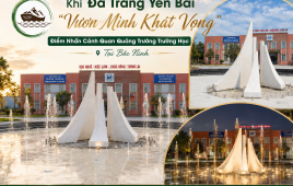 Khi Đá Trắng Yên Bái “Vươn Mình Khát Vọng”: Điểm Nhấn Cảnh Quan Quảng Trường Trường Học Tại Bắc Ninh